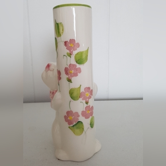 1980s Weiss for FTD Porcelain Spring Bunny Vase - Picture 3 of 8